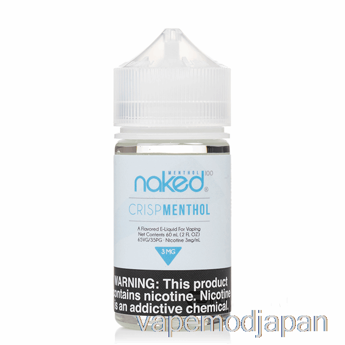 VAPE ジャパン クリスプメンソール - ネイキッド 100 メンソール - 60ml 3mg